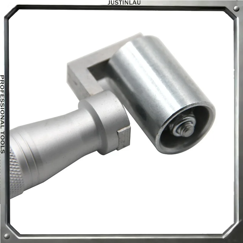 Aluminum Alloy Wallpaper Roller 35-40mm Flat Pressure Wheel for Household Wallpaper Structure with Belt Bearing