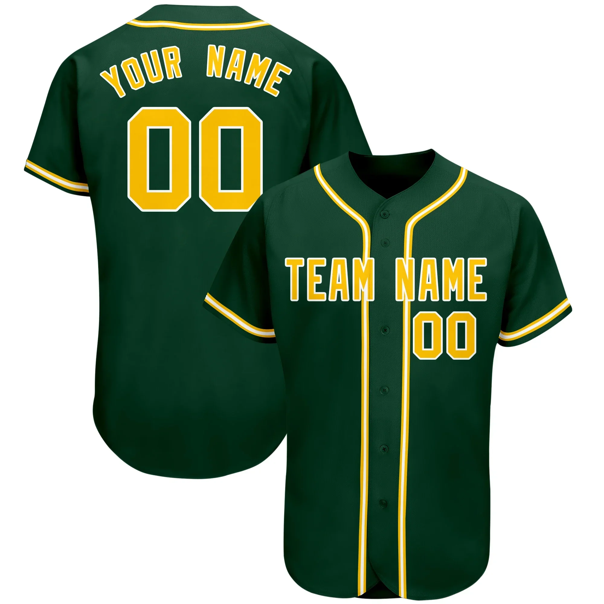 Personalized Custom Baseball Jersey Design Sublimation Your Team Name Number Cardigan Breathable Sweat-absorbent Baseball Jersey