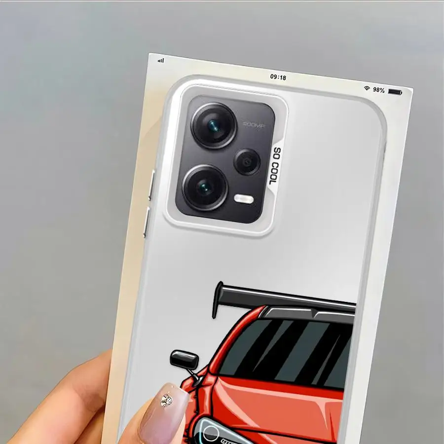 Capa traseira de telefone para Xiaomi Redmi 9C 13C A1 A2 Plus 10C A5 12C 9T 14C K60 Cool Car