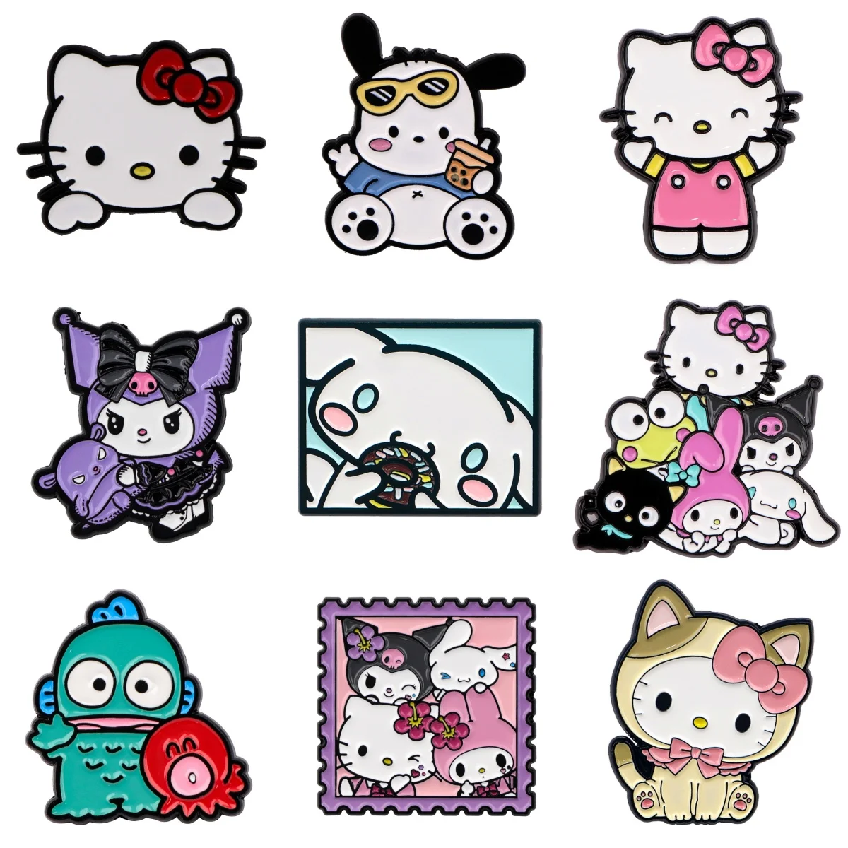 

Cartoon Anime Enamel Pin Cute Dog Lapel Pins Badges on Backpack Women's Brooches Cosplay Accessories Toys Girls Gift