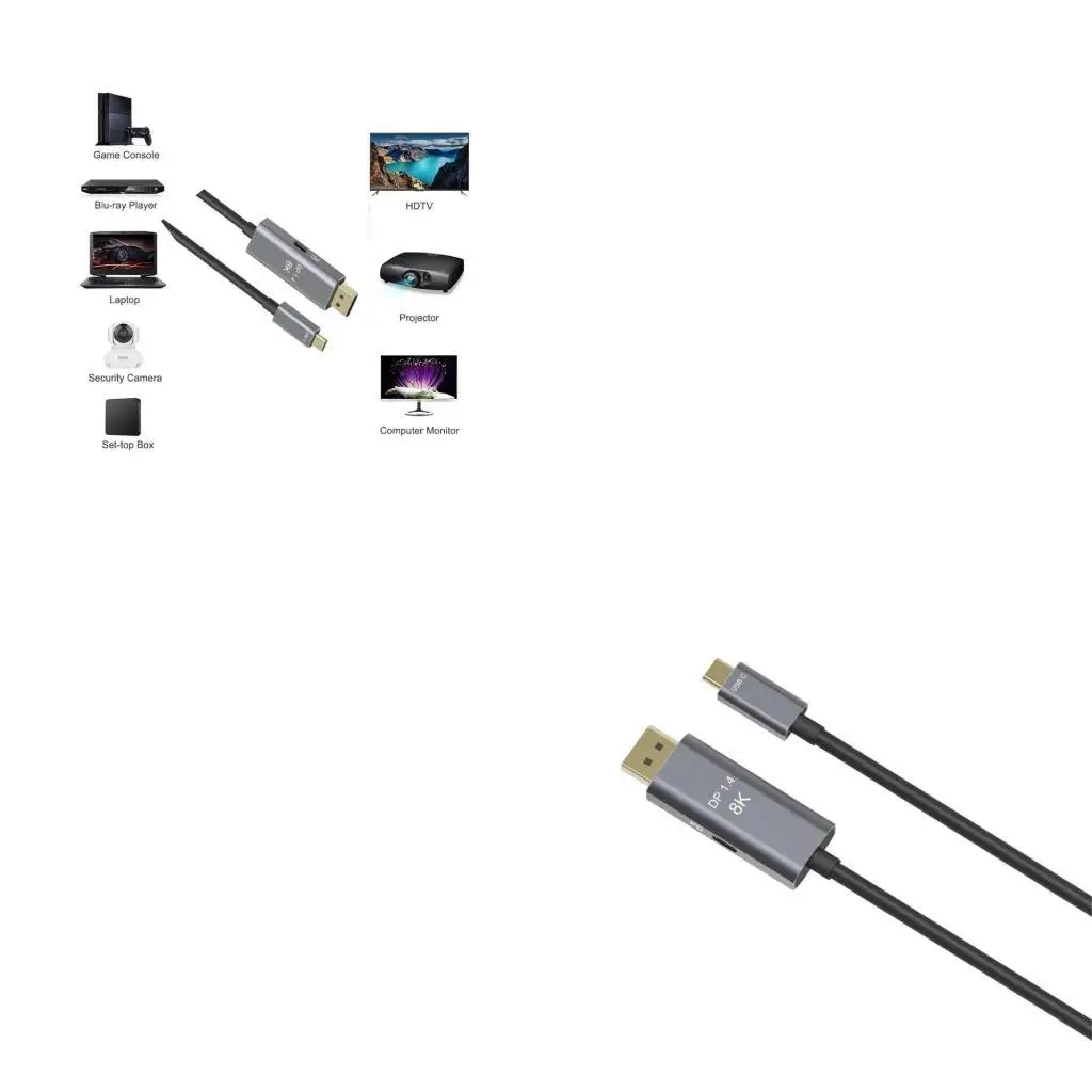 

652F Эффективное расширение рабочих пространств с помощью USB C до 1,4 и кабеля зарядки PD