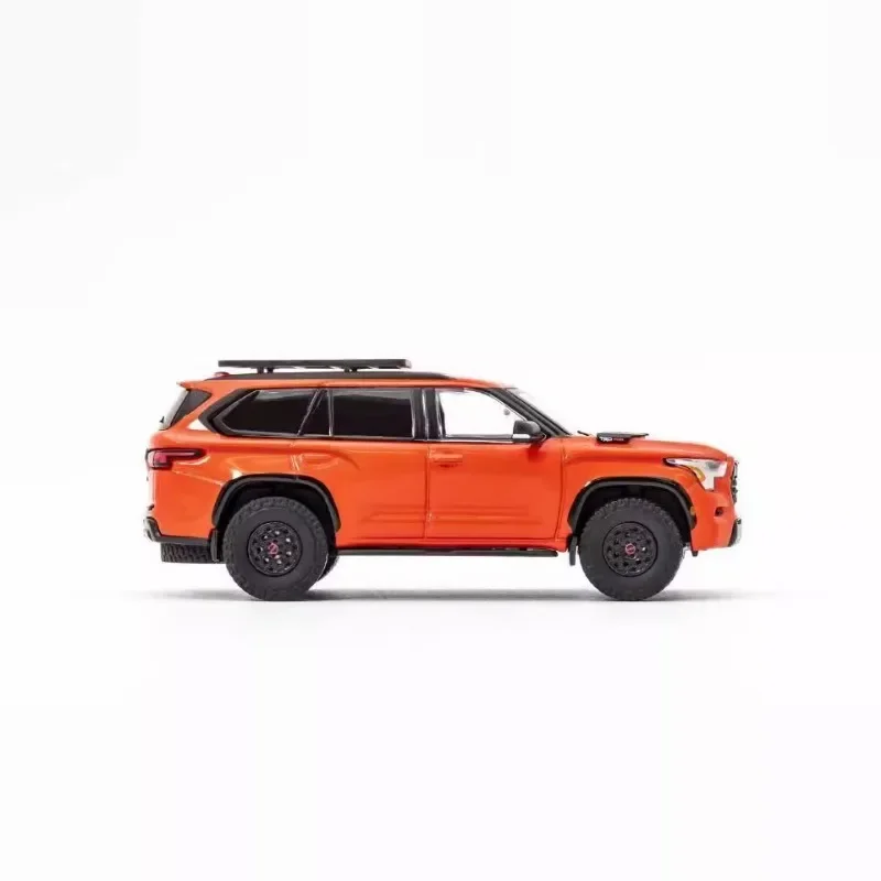 Modèle de voiture statique de simulation en alliage pour enfants, Toyota Sequoia SUV, collection de jouets décoratifs, cadeaux de vacances, 1:64