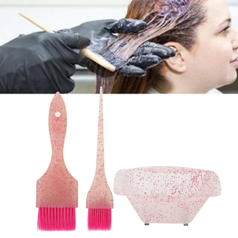 Styling Tool Professional Hair Dye Coloring Kit Mini Durable Hair Coloring Kit Pink DIY Hairdressing Tools Home Salon view 4