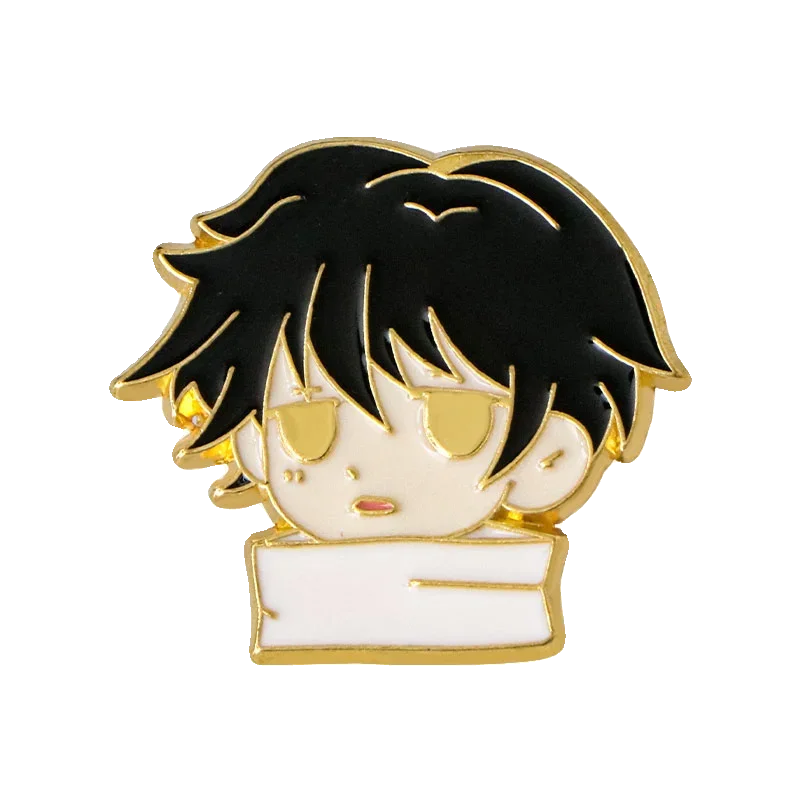 

Anime Jujutsu Kaisen Fushiguro Megumi Satoru Gojo Cosplay Metal badge accessory Cartoon brooch Medallion Colleagues