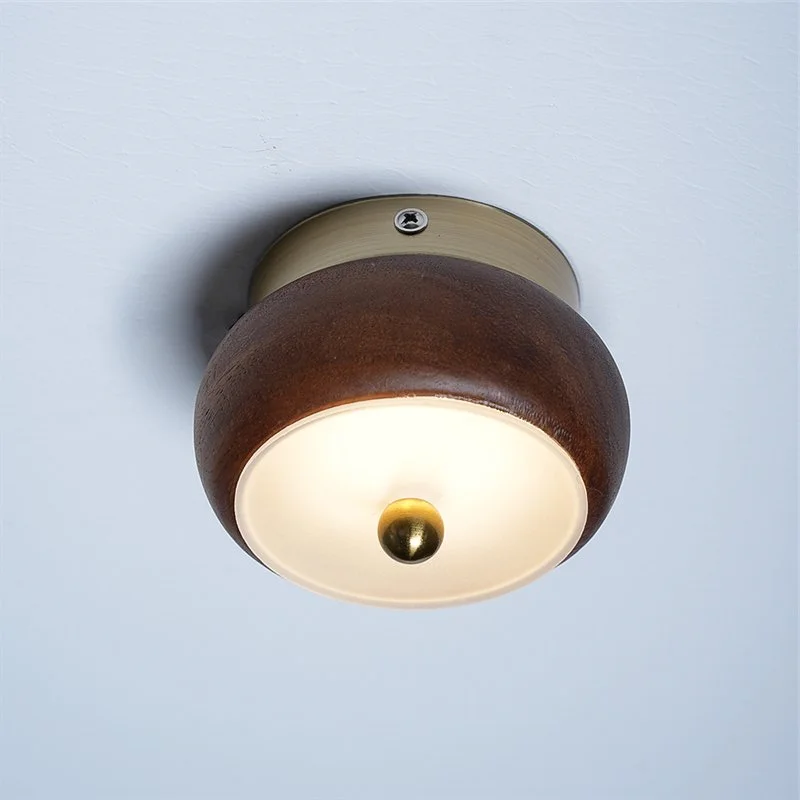 

Ореховый минималистичный потолочный светильник, современная гостиная, коридор, кухня, остров, потолочный светильник, украшение для спальни, кабинета, светильники