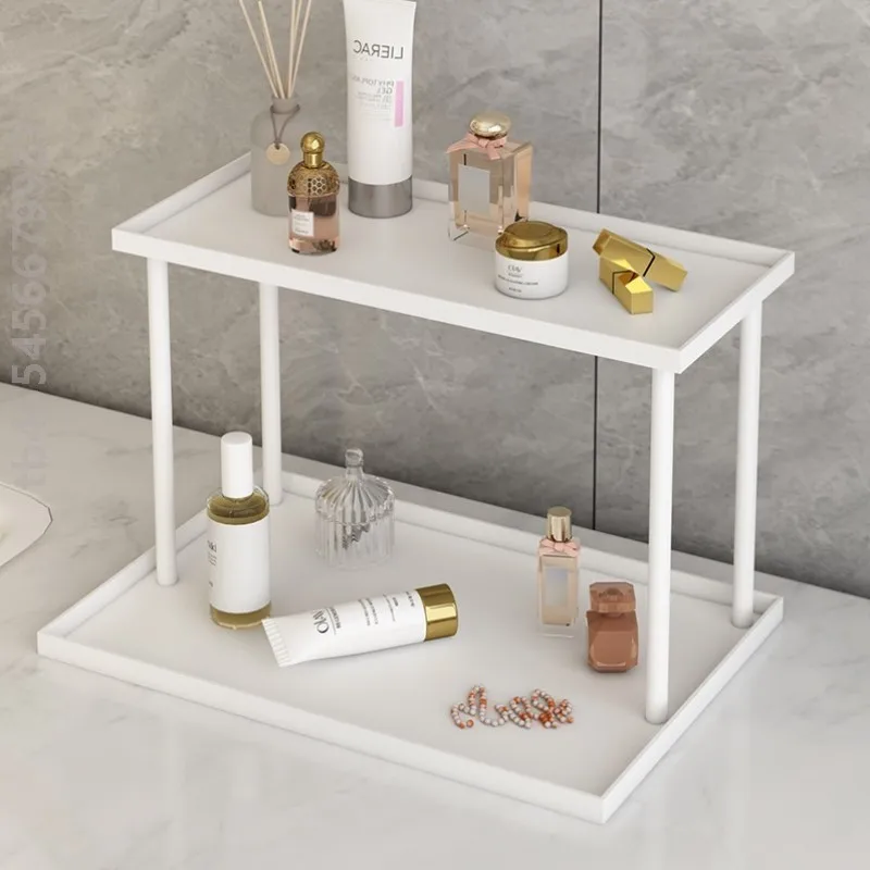 

Desktop Organizer Cup Holder Cosmetic Storage Rack Ins Style Desktop Cup Display Stand Bathroom Accessories No Brand