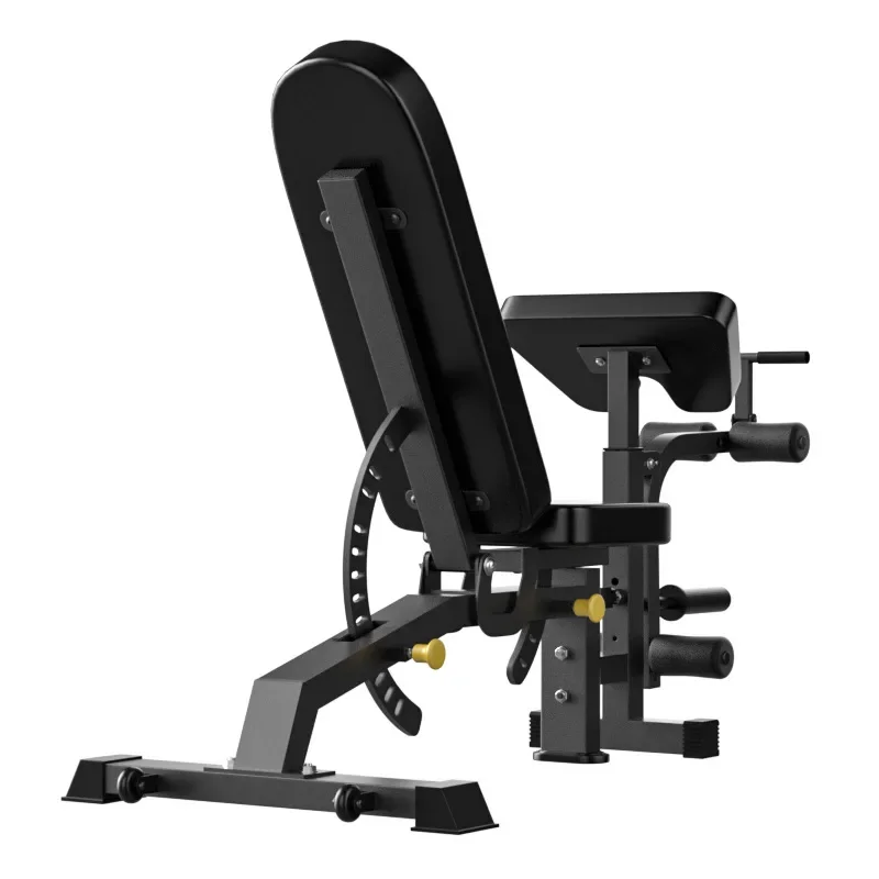 Professional Fitness Equipment, Height Adjustable, Weight Lifting, Leg Strength Training, Sport Bench, Gym, Home