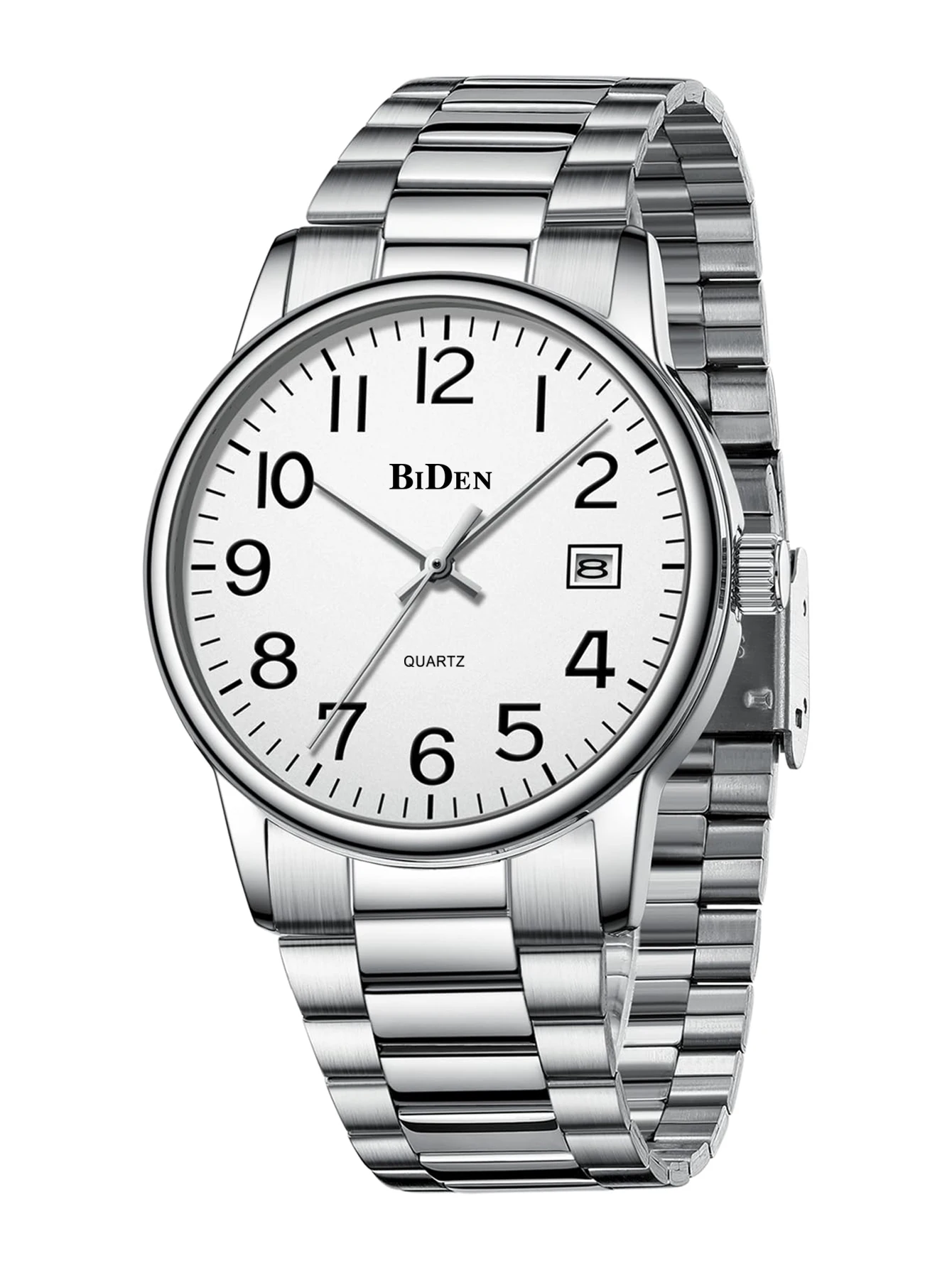 

BIDEN Men's digital watches, fashionable business quartz watches, men's waterproof date watches