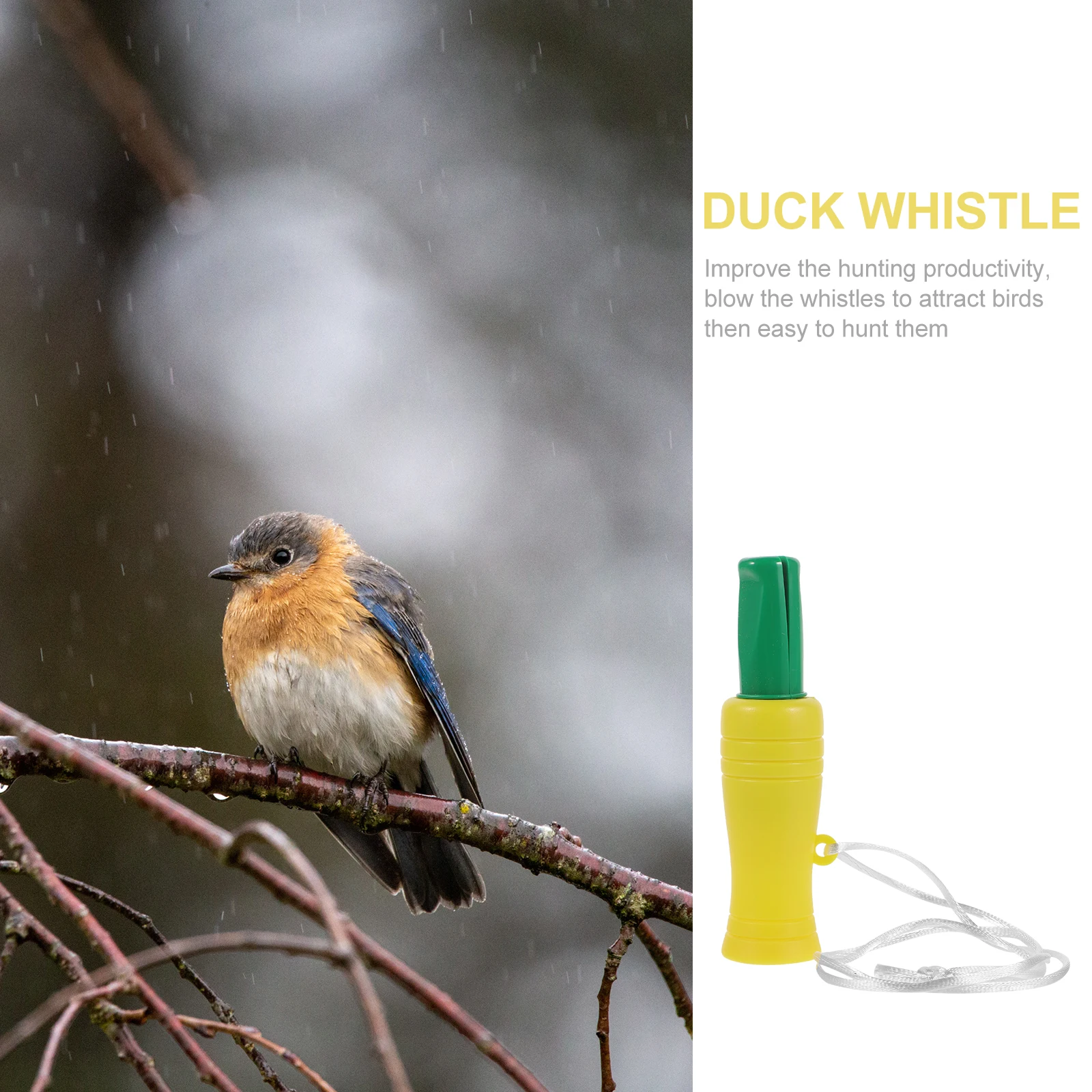 

Outdoor Hunting Plastic Caller Pheasant Whistle Loud Sound Whistle for Goose Call Imitation Bird Voice Hunting Caller