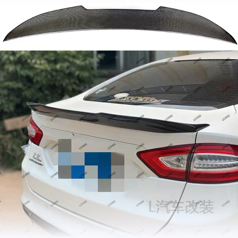 For Ford Mondeo/Fusion Auto Accessories New Model 100% High Quality Carbon Fiber Rear Wing Spoiler 2013 2014 2015 2016 2017