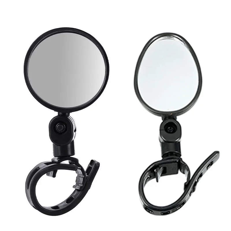 2pcs Adjustable Rotate Bicycle Auxiliary Rearview Mirror Handlebar Mount Wide-Angle Convex Cycling Rear View Mirrors Accessories image 6