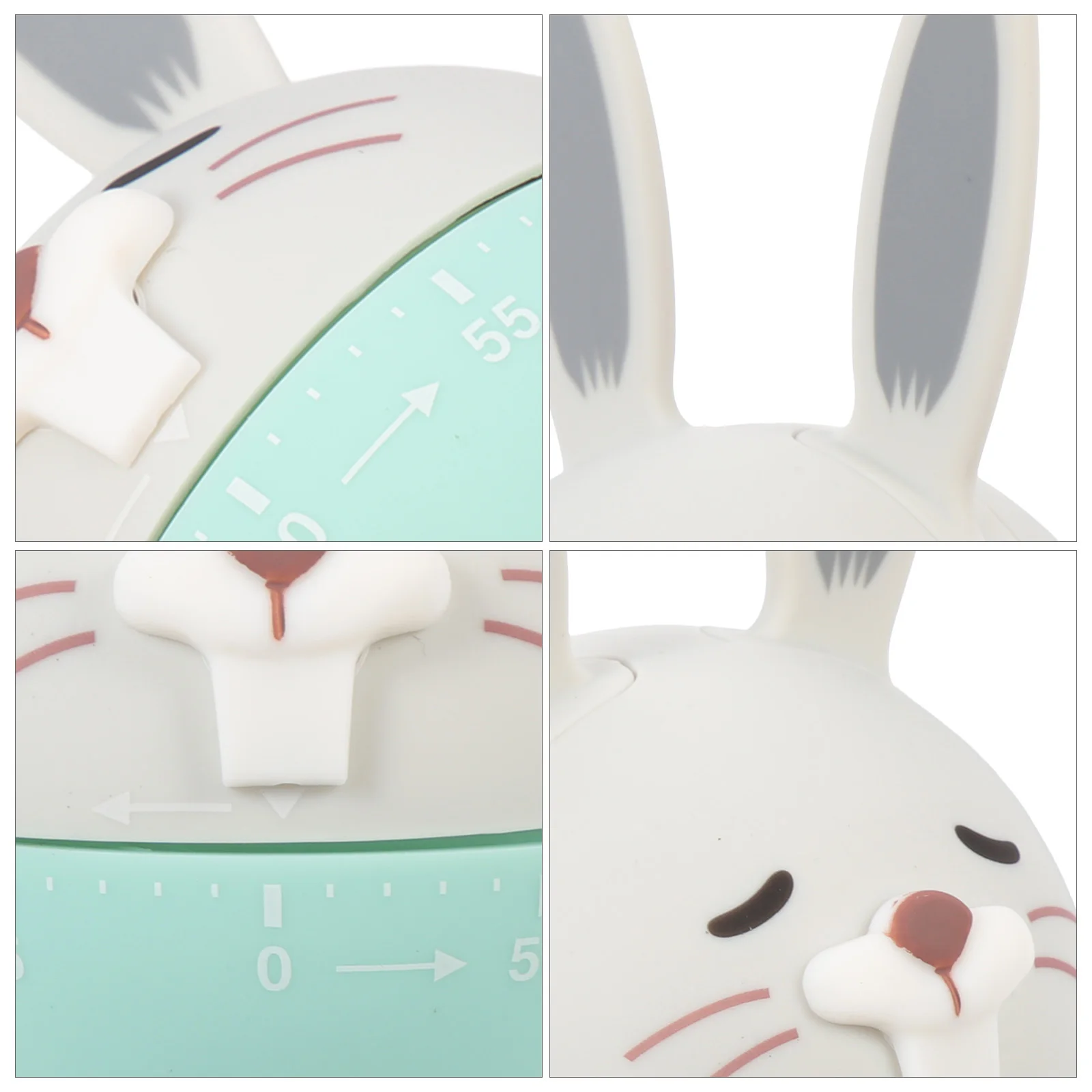 

Rabbit Mechanical Kitchen Timer Cute Manual Countdown Cooking Timer Time Manager for Kitchen Baking Cooking Time Manager