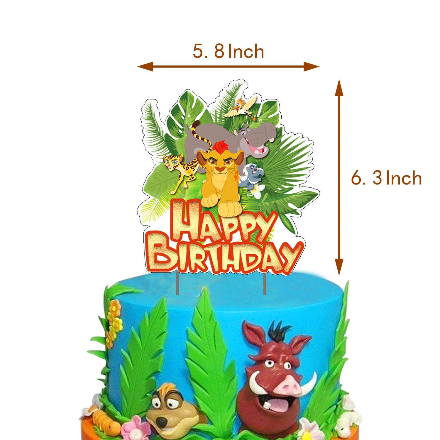 Lion King Theme Birthday Party Decoration Set Simba Latex Balloon Backdrop Banner Cake Topper Kids Party Supplies Baby Shower - view 4