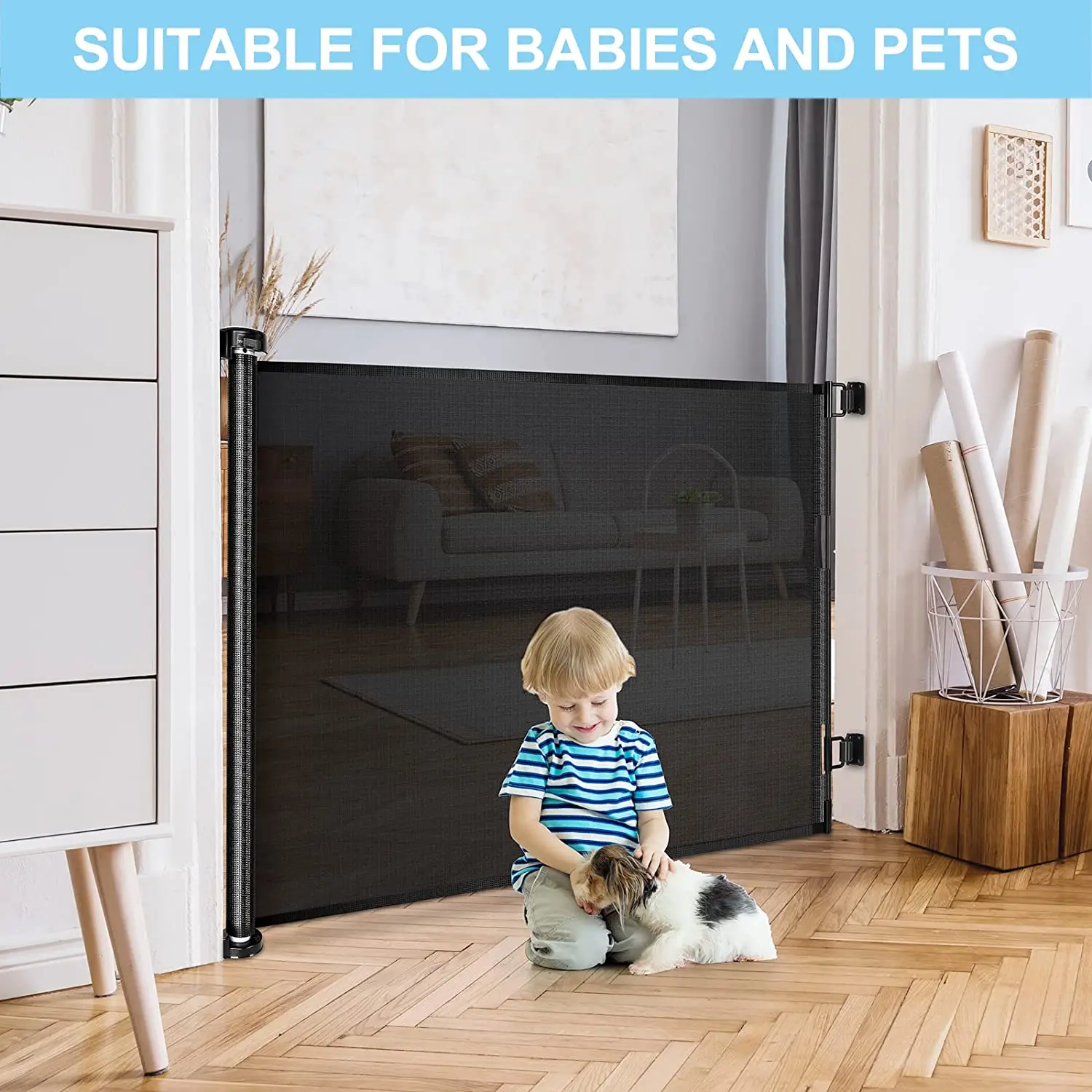 Retractable Baby & Pet Gate, 33