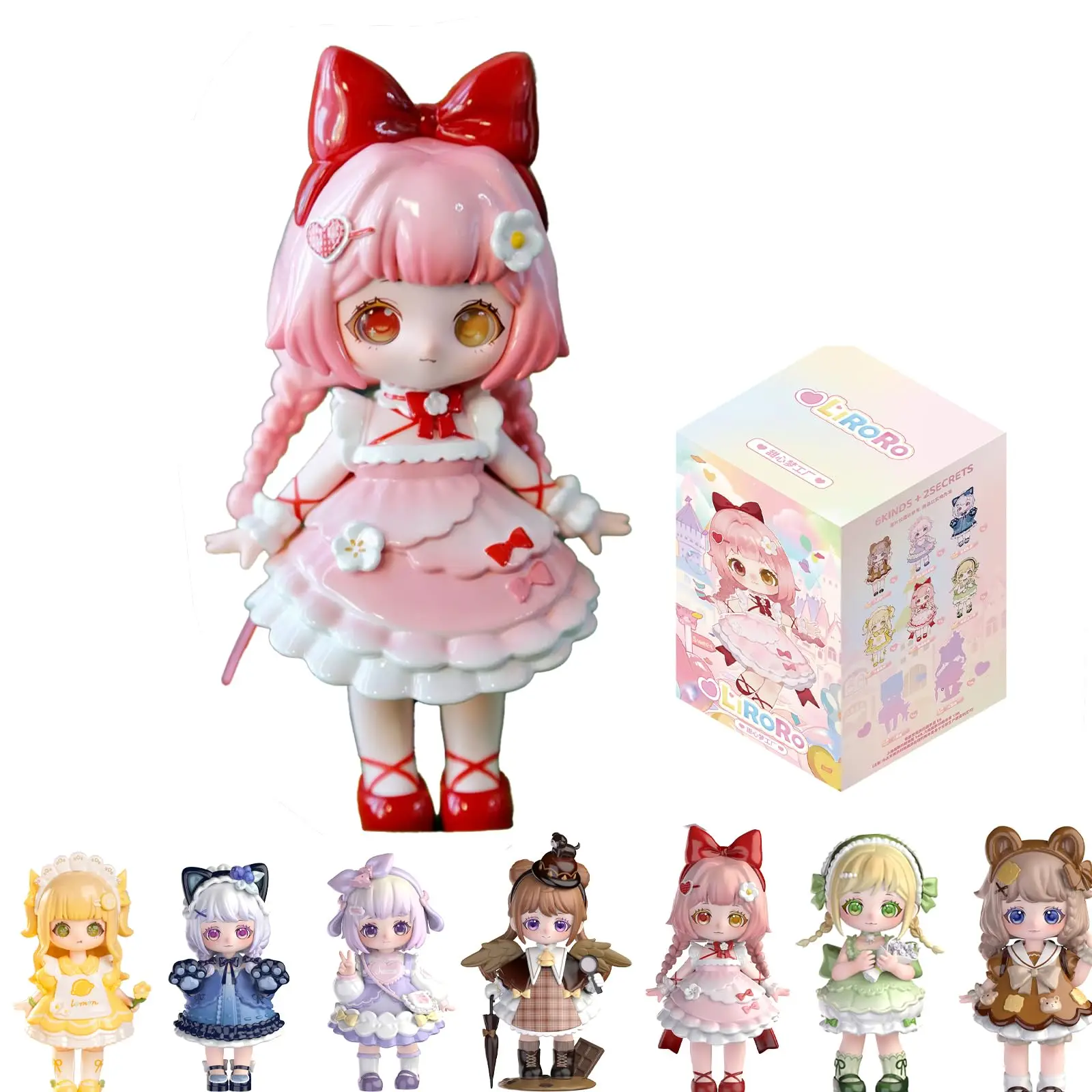 

Liroro Doll Blind Box Liroro Sweetheart Dream Factory Blind Box Doll Collectable Action Figure BJD Doll for Girls Birthday Gift