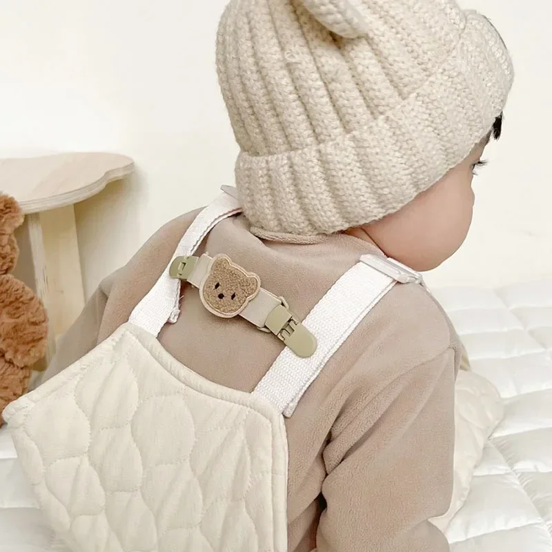 Zaino per bambini Fibbia antiscivolo Vestiti Fibbia fissa elastica Estensore per cintura per orsetto carino per accessori per tracolla per borsa da bambino