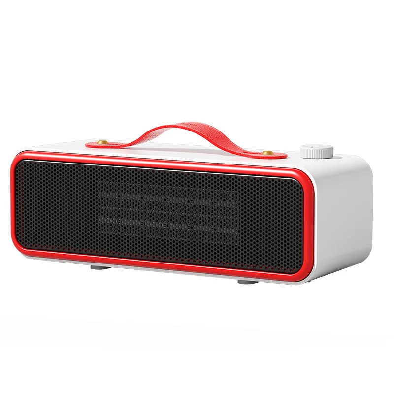 سخان كهربائي صغير لسطح المكتب، مروحة دافئة صامتة منخفضة الطاقة لتدفئة المكتب PTC السريعة، حماية من الأطراف، موفرة للطاقة #6