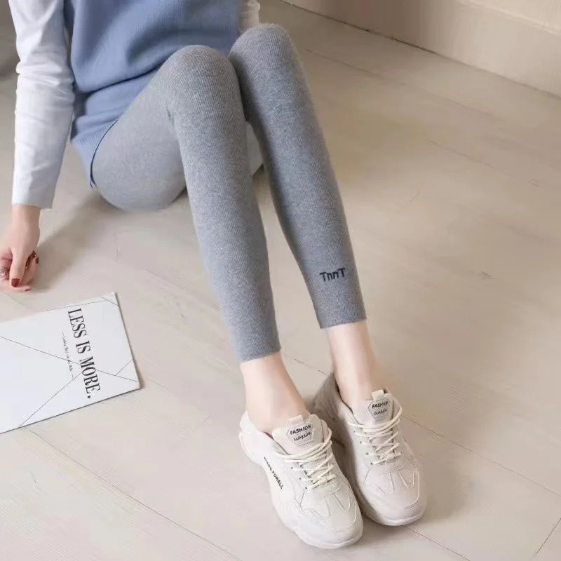 Lamb Velvet Leggings for Women with High Waist New Style Plush Thickened Large Size Integrated Warmth