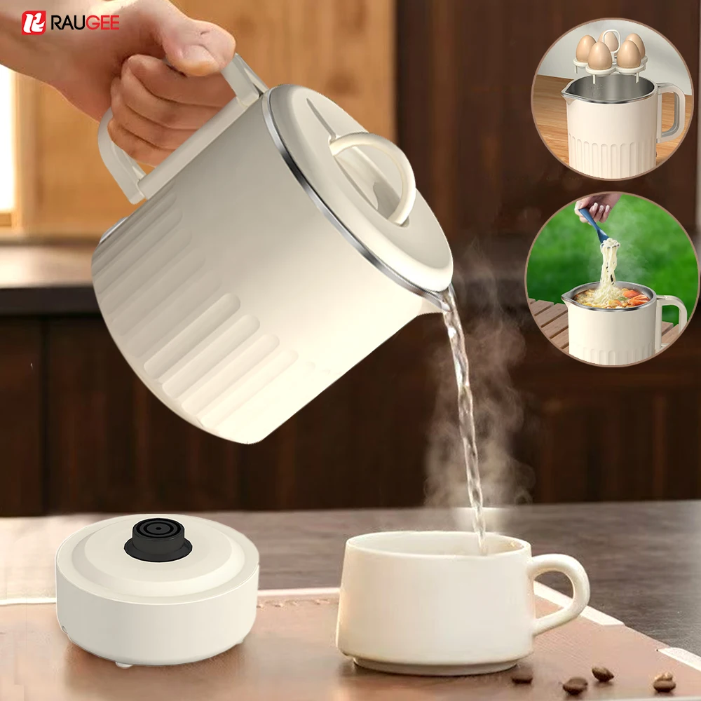 

Protable Electric Pot 1000ML Large Electric Kettle Fast Boil Multifunctional Coffee Pot Home Travel Tea Pot Electric Kettle