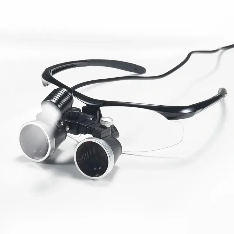 Dentistry Binocular Magnifier 2.5X 3.5X Ultra-lightweight Optical Loupes 320-420mm Magnifying Glass for Dental Surgery