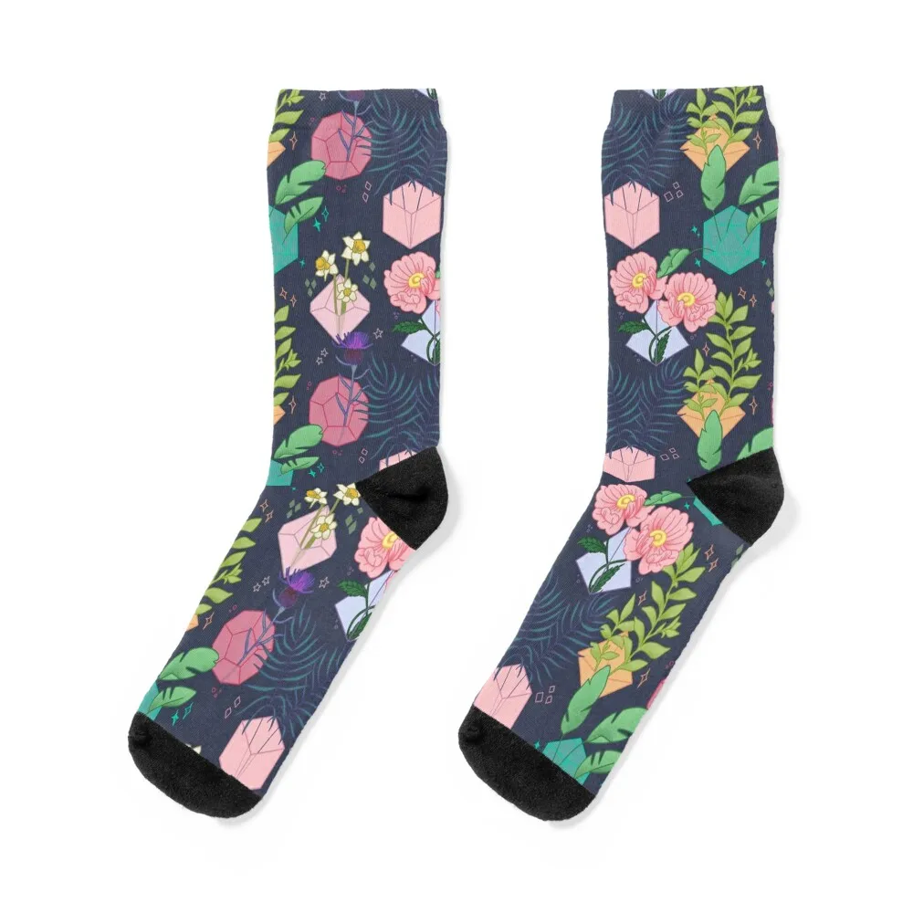 

Botanical Dice (Dark) Socks gifts custom sports Boy Socks Women's