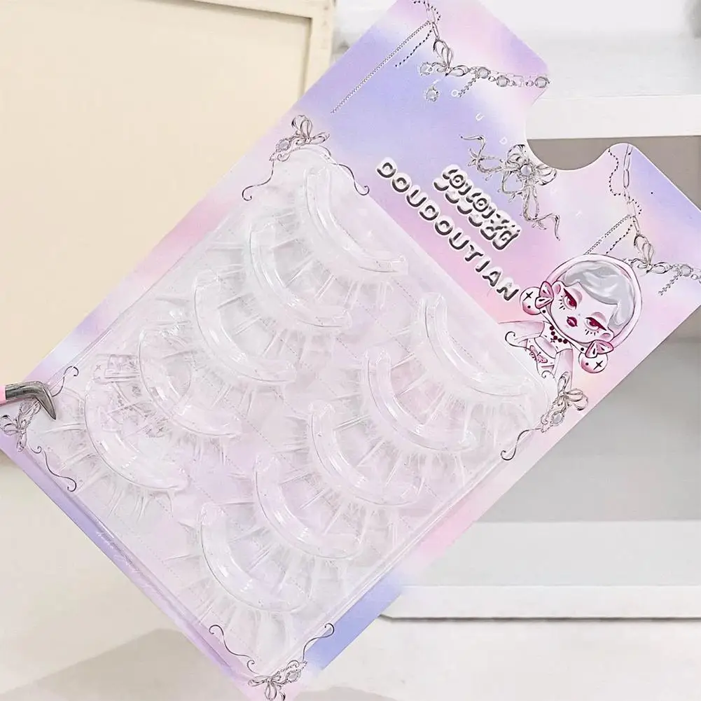 つけまつげコスプレ白ワンピースつけまつげナチュラル薄いバンドつけまつげ美容メイクツール用