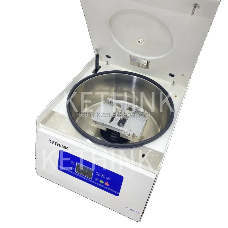 KETHINK Lab Centrifuge Machine Manufacturer 6000 Rpm  Multi-purpose Centrifuge Swing Out Bucket Rotor 4x800ml