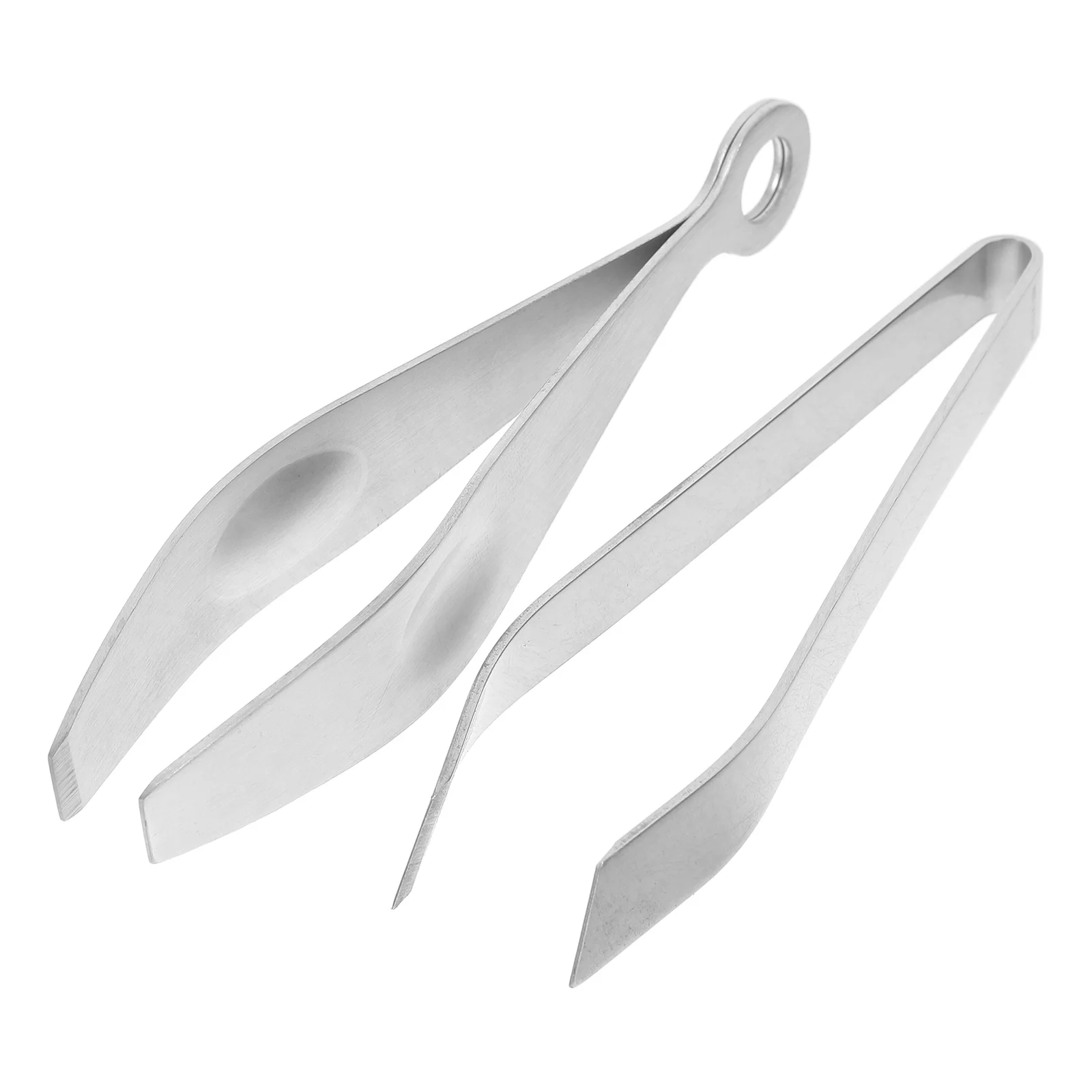 

2Pcs Stainless Steel Pig Hair Remover Fish Bone Tweezer Kitchen Supply Goose Duck Hair Puller Food Cooking Tool