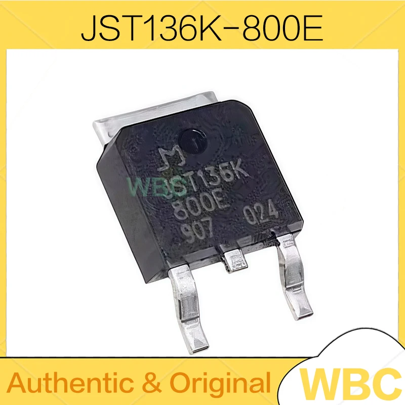 5Pcs/Lot JST136K-800E JST136K TO-252-2 Bidirectional controllable thyristor chip New original