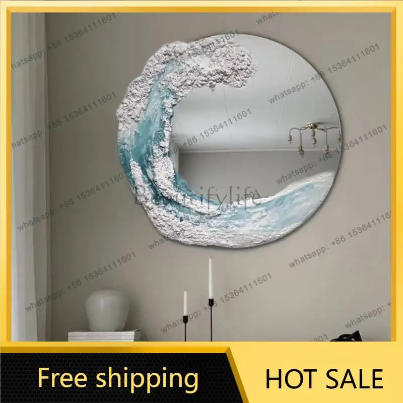 Best Sellers Lights Vanity Mirror Decor Round Universal Antique Custom Wall Art Mirror Decor Infinity Standing Espejos Vintage H