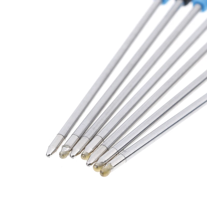 70mm black/blue ink pens refill ballpoint replace for element crystal pen 10Pcs