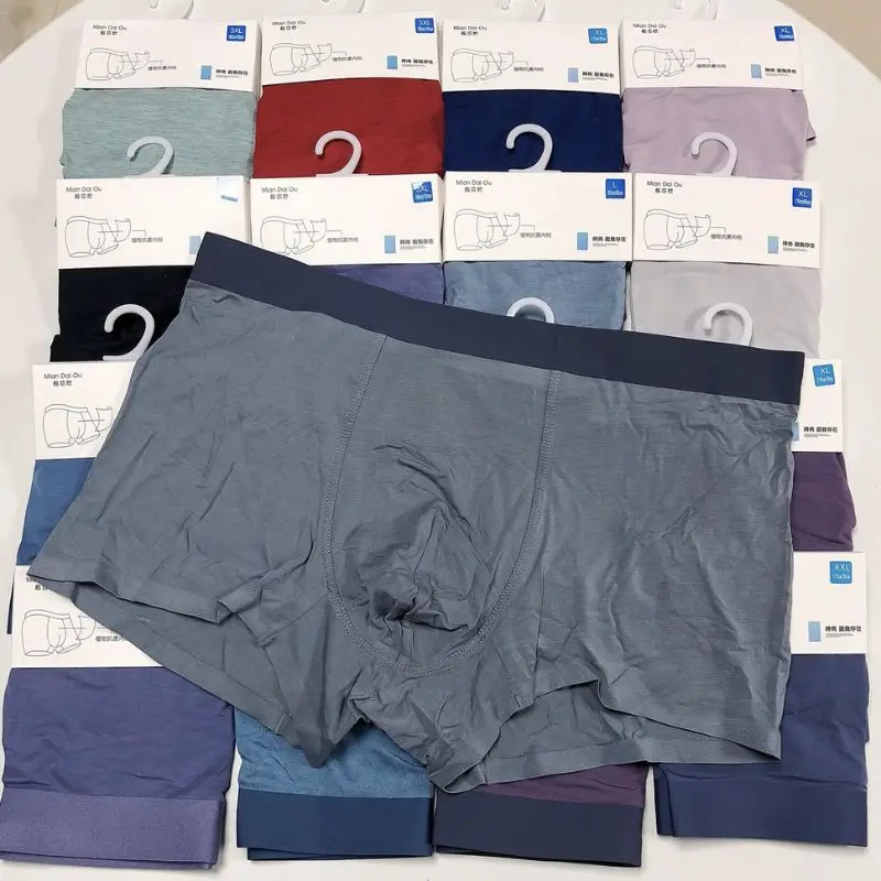 5pc Random Styles of Mens Boxer Designer Whosale Cotton Boxershorts Men Underwear Boxers Pack Mentrual Panties Mens Silk Briefs