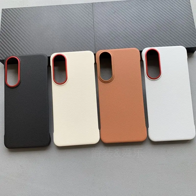 For OnePlus Nord 5 5G Case Luxury Leather Borderless Ultra-thin Back Cover For OnePlus Nord 5 5G PC Shockproof Bumper Funda