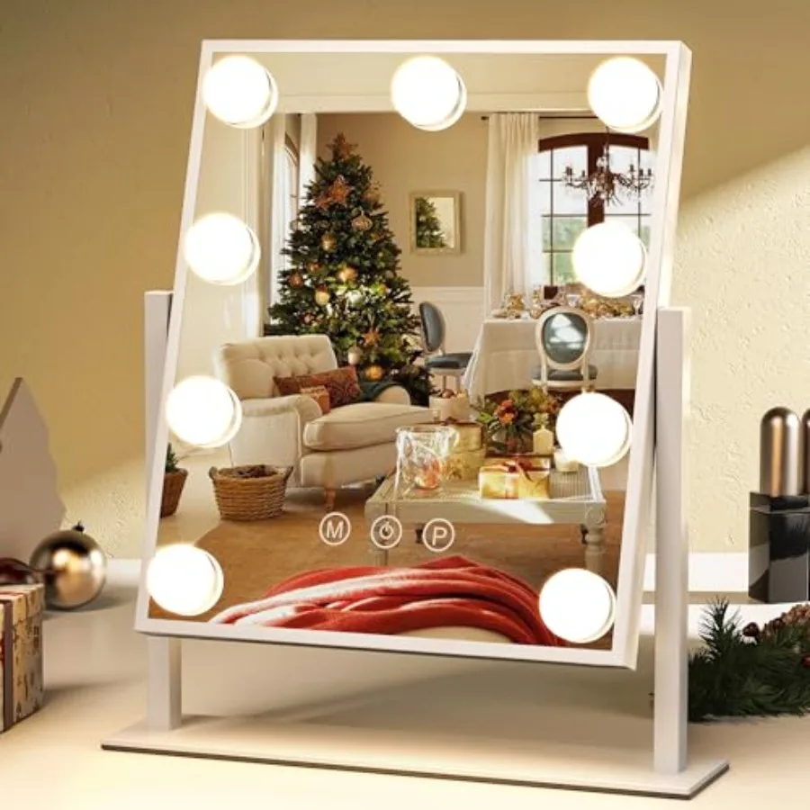 

Vanity Mirror with Lights, Makeup Mirror with Lights, Light up Mirrors with Smart Touch 3 Colors Dimmable, Mirror with Lights w