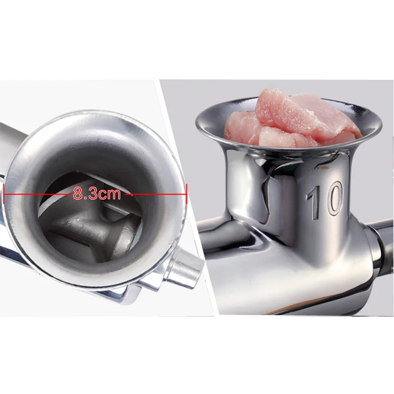 304 stainless steel meat grinder hand crushed meat chopped vegetables filling stuffing fragrant sausage