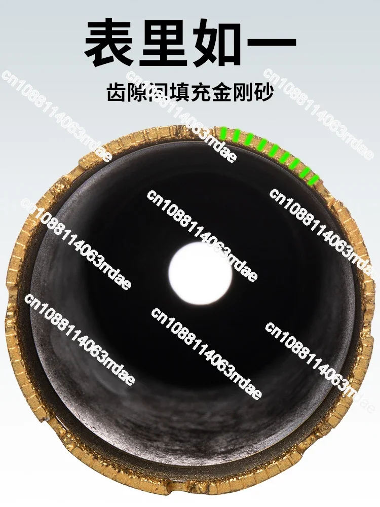 rhinestone drill bit brazing fast 63 dry beating sharp concrete water mill drill wall hole opener wet and dry image 2