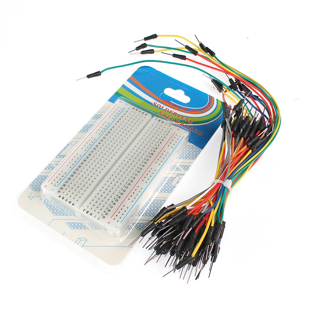 400 830 Ties PCB Breadboard Jumper Wire Kit MB-102 Solderless Bread Board DIY Mini Test Protoboard Electronics Kits