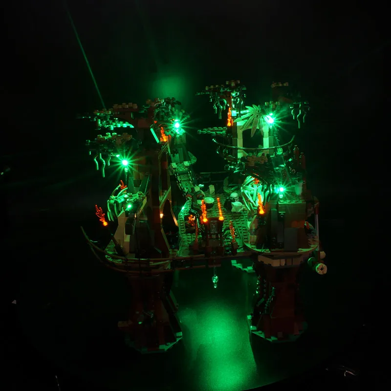 

Набор светодиодных светильников подходит для LEGO Ewok Village 10236, подарок на освещение (без строительных блоков)