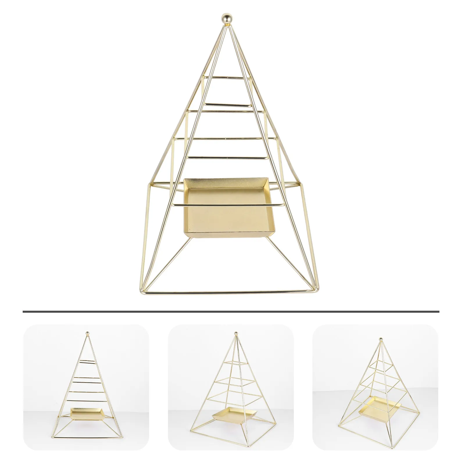 

1Pcs Metal Jewelry Stand Display Rack for Necklaces Earrings Bracelets Rings Storage Organizer Dressing Table Decor