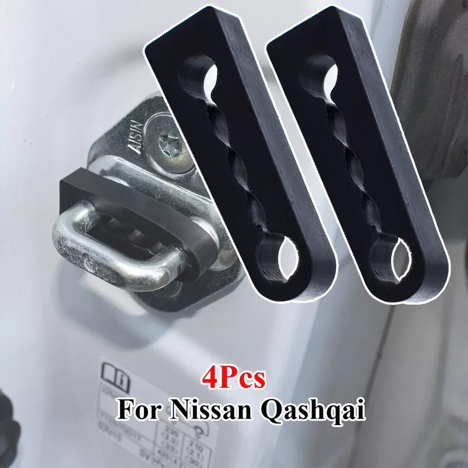 

Car Sound Damper Door Lock Buffer Seal Deadener For Nissan Qashqa X-Trail T31 T32 06 - 22 Deadening Damping Deaf Seal Soundproof