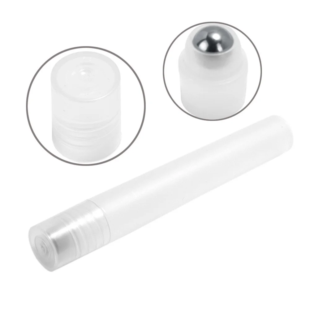 10 قطعة 10 مللي زجاجات الكرة الدوارة إعادة الملء مانعة للتسرب حاويات الزيوت العطرية حجم السفر لتركيب العطور بكرة زيت #1