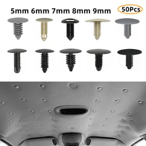 Isolamento Universal Car Roof Cotton Trim Fastener, caminhão, telhado, teto, tronco, tampa, clipe, parafuso, rebite, rebite, 5mm, 6mm, 7mm, 8mm, 9mm, Mistura do furo 10 principais vendas grampo fixador de tela - №9
