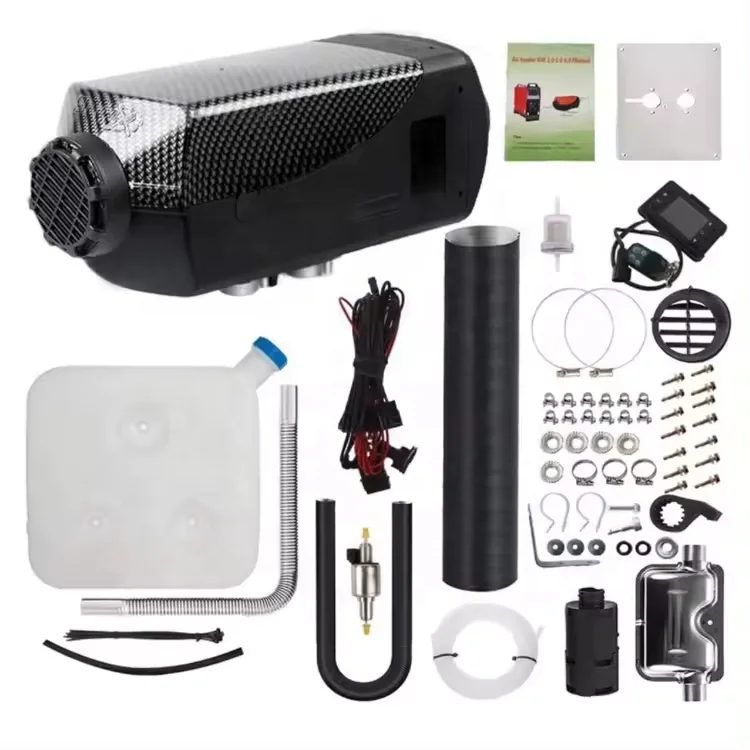 

12V 5KW Diesel Heater Black Portable Car Parking Heater For RV Caravan Motorhome