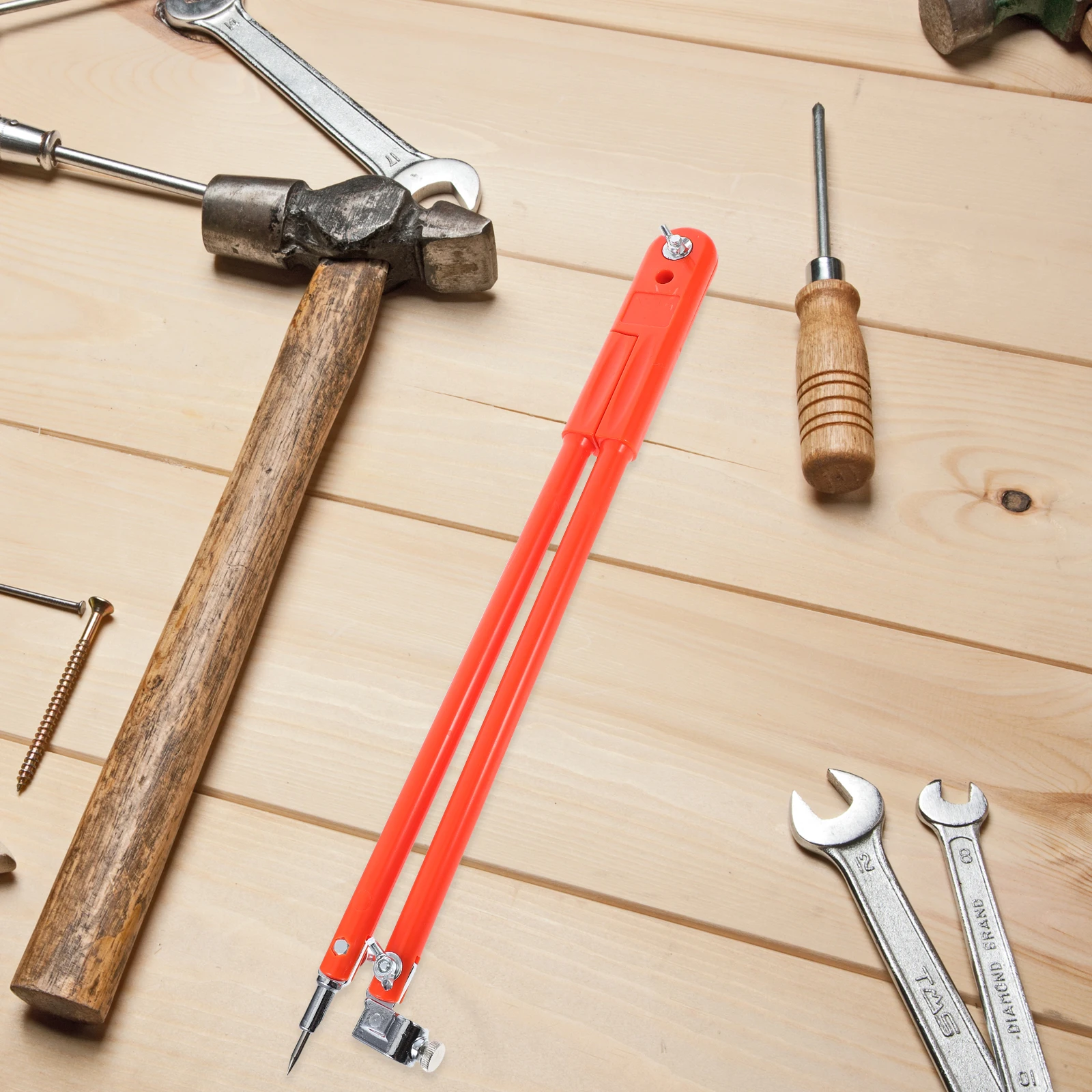 

Woodworking Tools Large Compass Drawing Circles Ruler Drafting Round Accessories Scribing Gauge Plastic Circle Tool