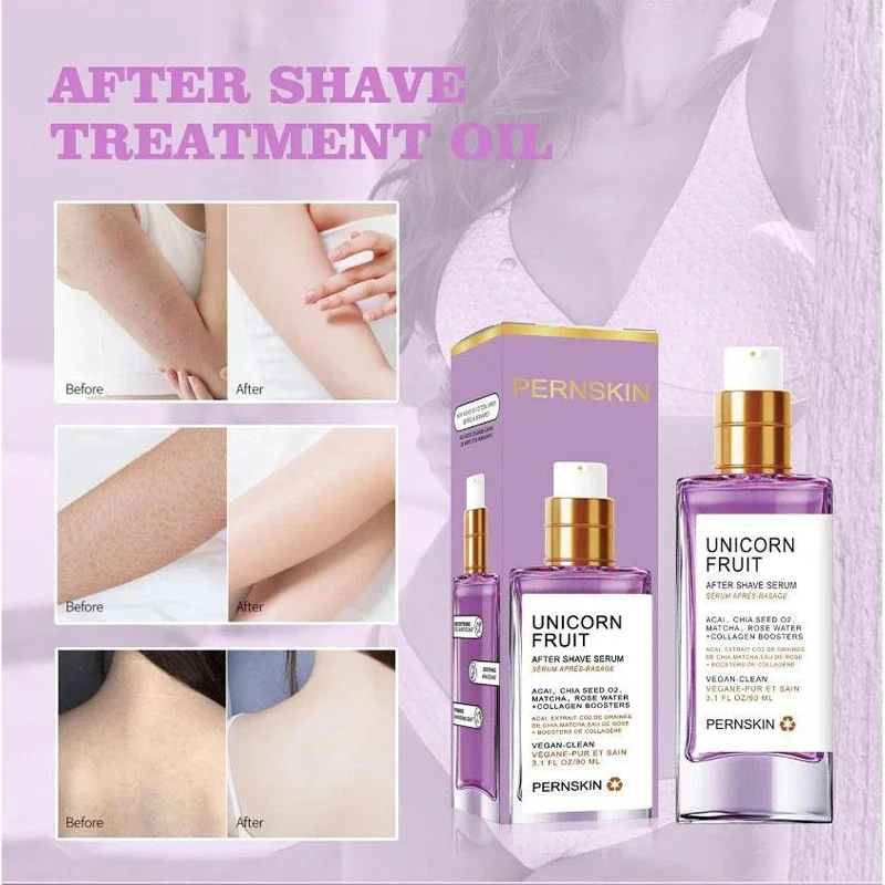 

Unicorn Fruit After Shave Oil,Post-Shave Care Serum,Hair Removal Soothing Hydrating Treatment,Body Skin Aftershave Tightening