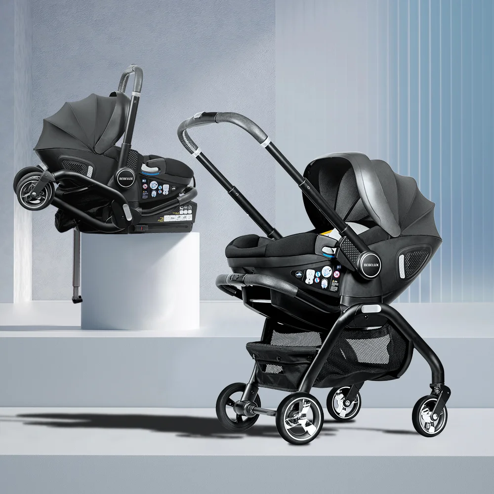 High Quality Baby Stroller Pram 3 In 1 multi-function Luxury Stroller with Car Seat