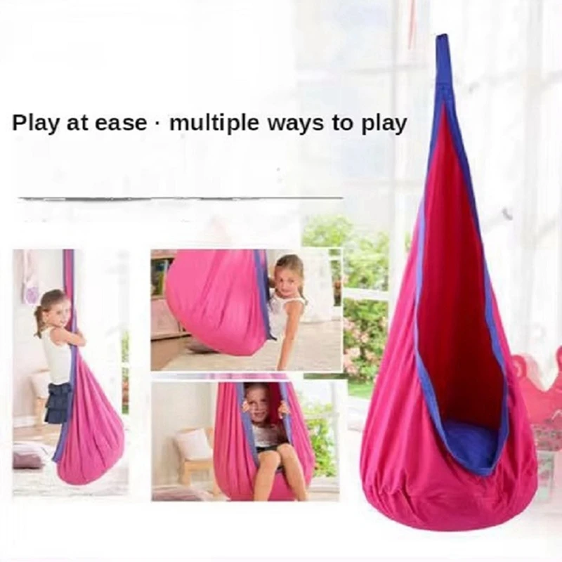 Hanging Chair Portable Parachute Cloth Swing Bed Indoor Courtyard Model With Inflatable Cushion Hanging Chair