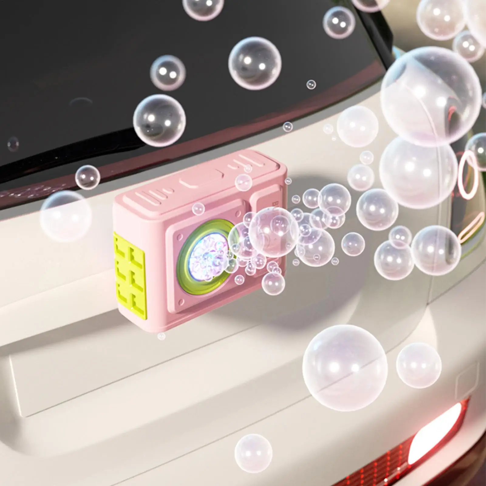 子供用バブルメーカーマシンおもちゃ電動バブルガン自動石鹸吹き出し器、屋外集会キャンプ、男の子女の子向け夏のおもちゃ