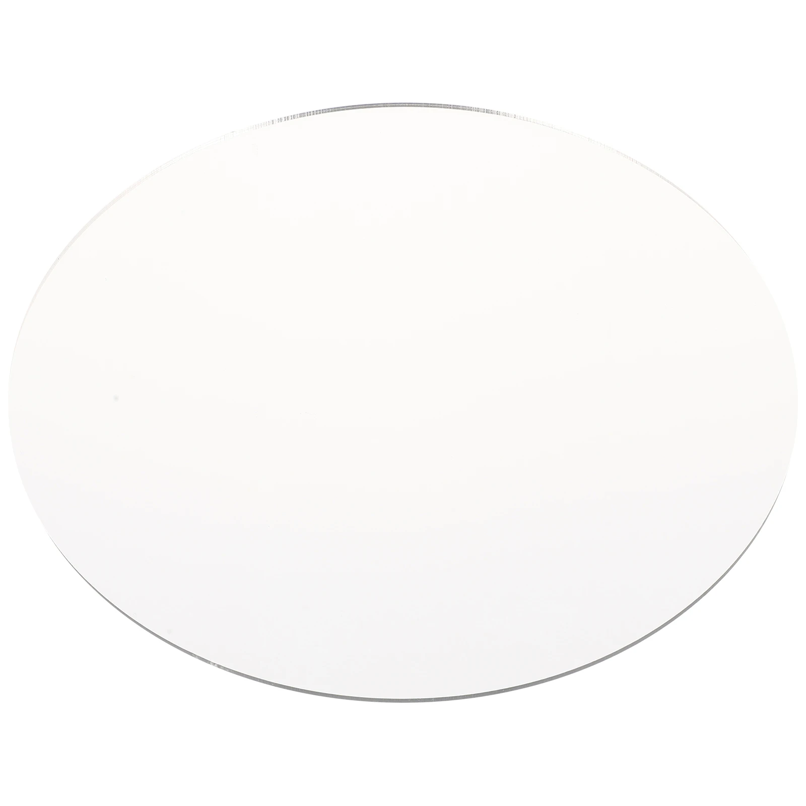 ラウンドバニティミラー真の非反転装飾ルームメイク家庭用学生耐久性のあるアクリルシート DIY テーブル光沢のある頑丈