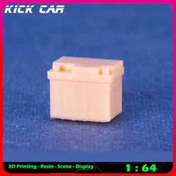 Kickcar 1/64 Battery Model Car Diorama Uncolored Resin Garage Scene Repair Tools Decoration Simulation Scene Toy